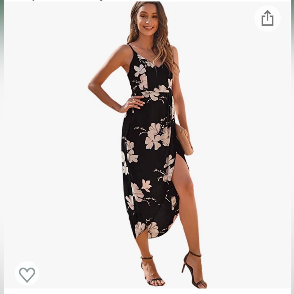 Black Floral Dress